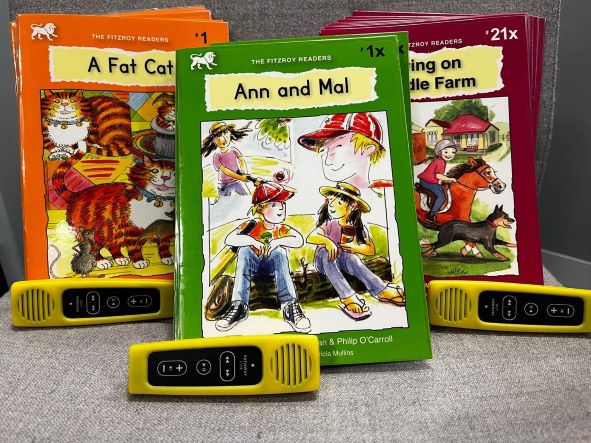 Three decodable reader books